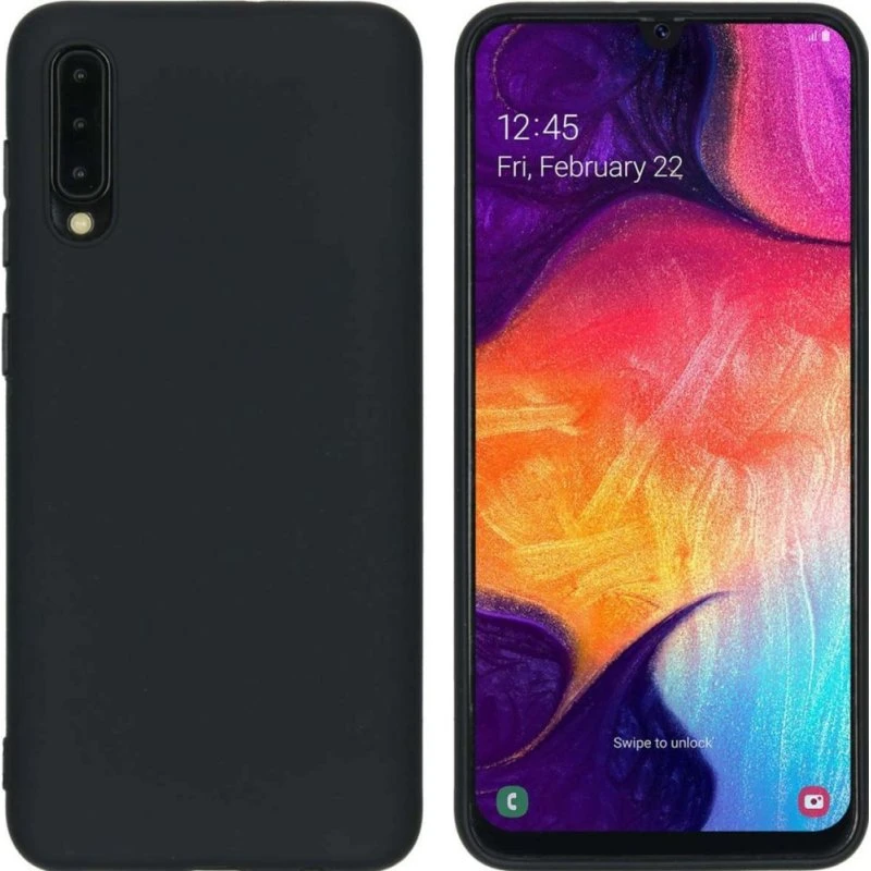 Accezz Color Backcover Samsung Galaxy A50 / A30s - Zwart