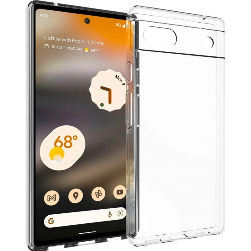 Accezz Clear Backcover voor Google Pixel 6a - Transparant