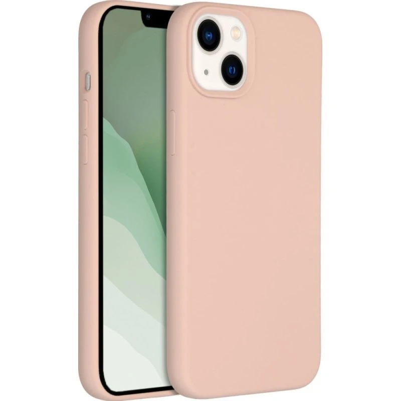 Accezz Liquid Silicone Backcover voor iPhone 14 Plus - Roze