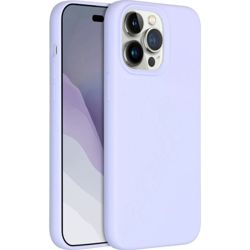Accezz Liquid Silicone Backcover voor Apple iPhone 14 Pro Max - Paars