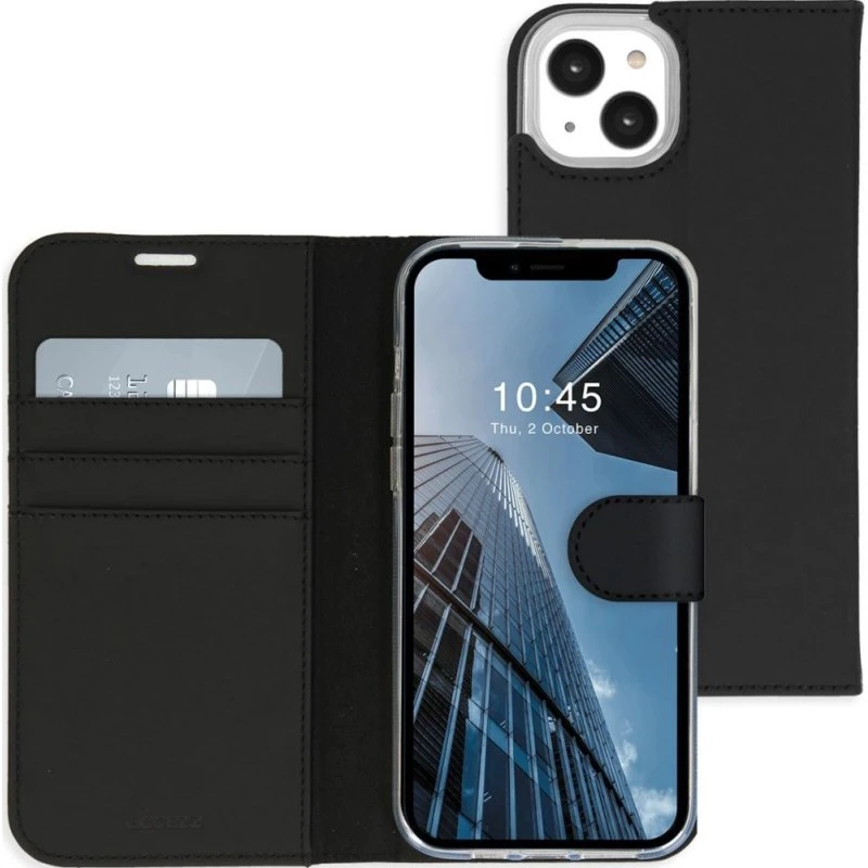 Accezz Wallet Softcase Bookcase voor Apple iPhone 14 Plus - Zwart