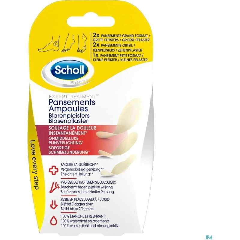 Scholl Blarenpleisters Teen Mix - Zonder Latex - 5 Stuks