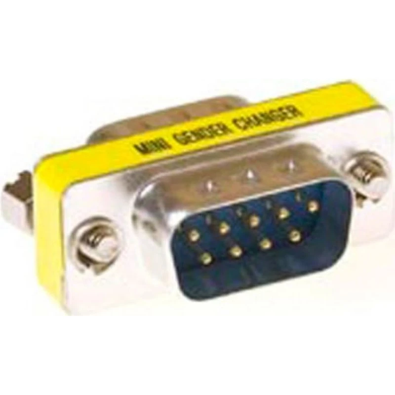 Intronics Mini Gender Changer Seriële M/V-wisselaar 9-polig