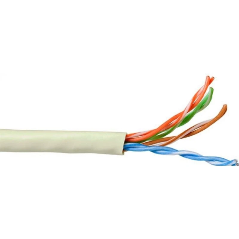 ACT CAT5E U/UTP Soepele Patchkabel Ivoor 100m