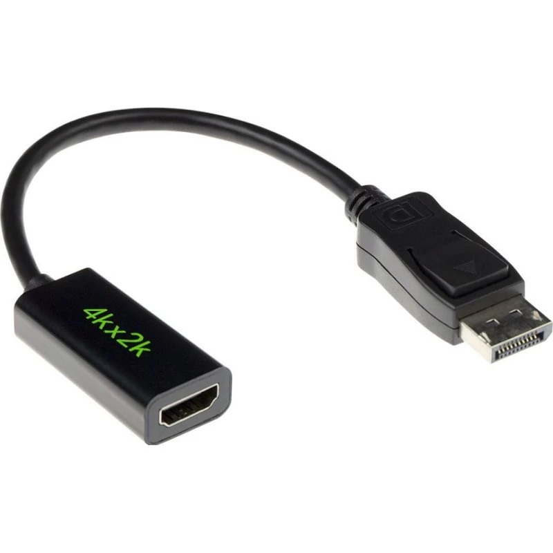 ACT Verloopkabel DisplayPort male naar HDMI-A female, 15 cm