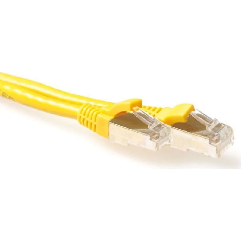 ACT CAT6A SFTP Patchkabel LSZH - Geel - 15 meter