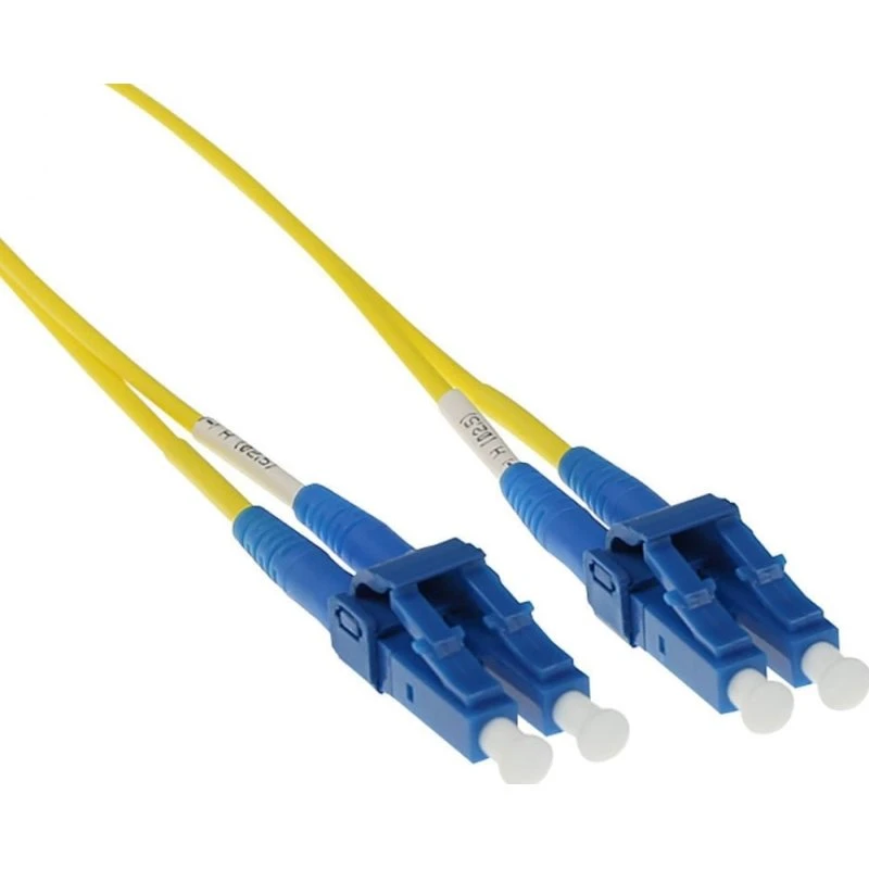 ACT 10m Singlemode OS2 LSZH Duplex LC Glasvezel Patchkabel