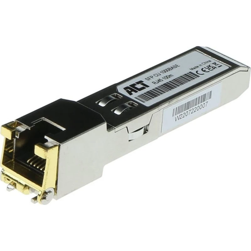 ACT SFP 1000Base-T RJ45 Transceiver voor Cisco (GLC-T gecodeerd)