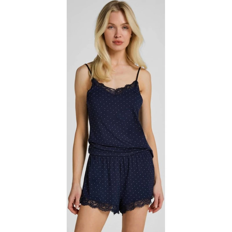 Hunkemöller Shortama Donkerblauw