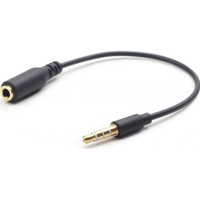 Gembird CCA-419 3,5 mm Audio Crossover Adapterkabel, Zwart