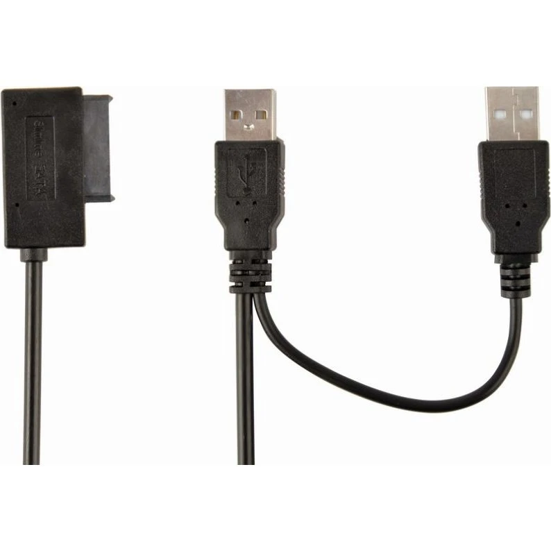 Gembird A-USATA-01 USB naar SATA 13-pin Adapter - Zwart