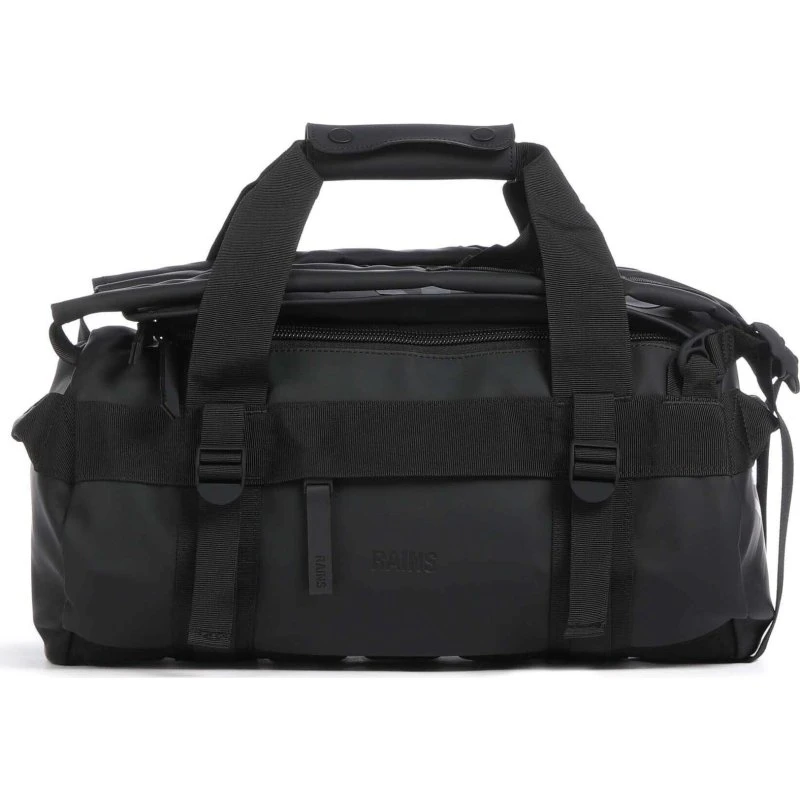 RAINS Texel Duffel Bag Mini Black - Reistas 19,4 liter
