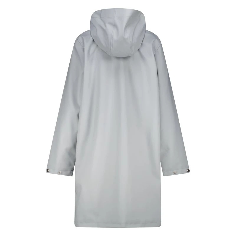 America Today Regenjas Janah Lichtgrijs