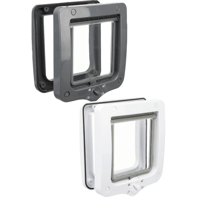 Trixie 4-Weg Kattenluik Wit 22x20 cm