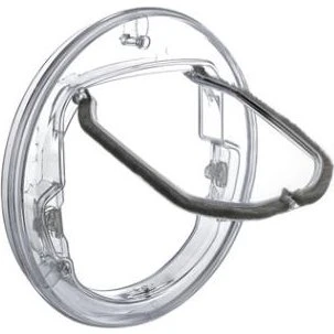 Puppy-Luik Rond, Doorzichtig, 4-Weg, Afsluitbaar