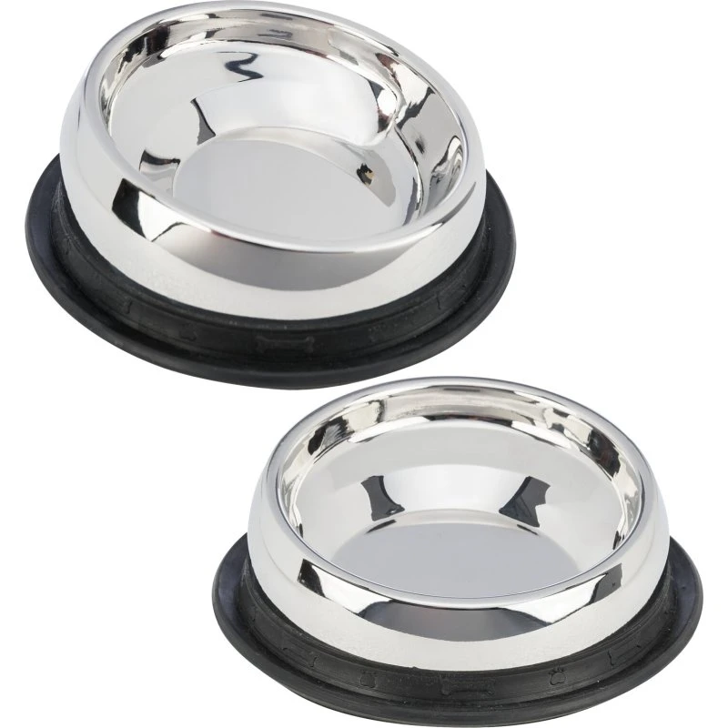 Trixie Voerbak Drinkbak Korte Neus RVS 27 cm 700 ml