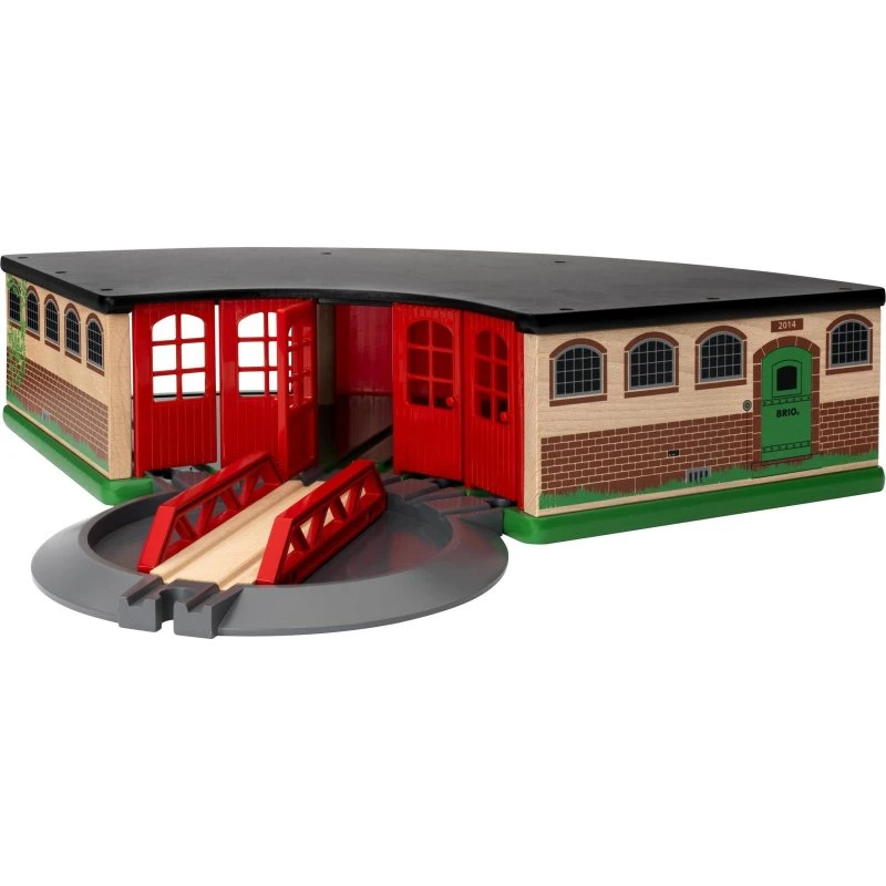 BRIO World Groot Loods 33736 met draaischijf