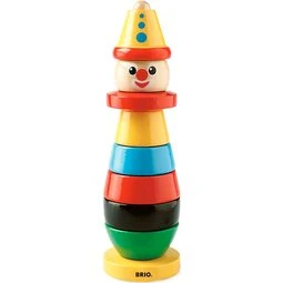 BRIO Stapelclown (30120) – Kleurrijke stapel- en coördinatiespeelgoed