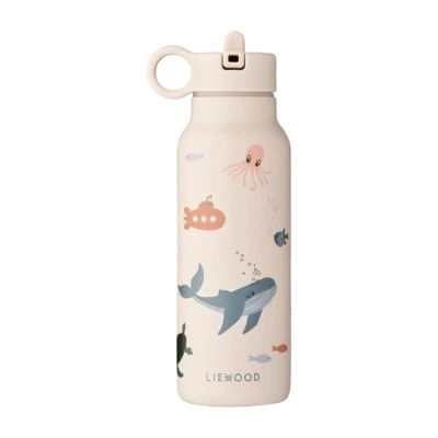 Liewood Falk Waterfles 350 ml Sea Creature/Sandy