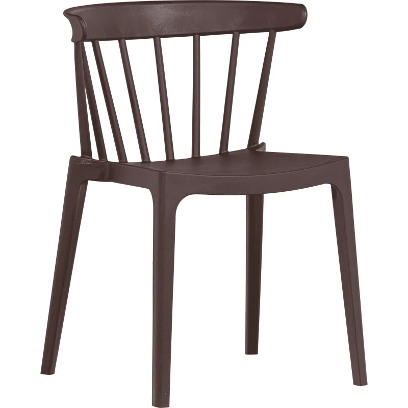 WOOOD Bliss Tuinstoel Met Spijlen Paars/Bruin (Set van 2)